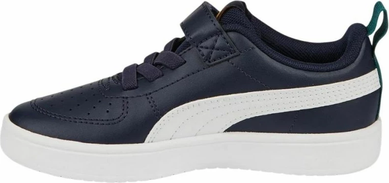 Atlete për fëmijë Puma, të bardha dhe blu deti [Madhësia: 28]