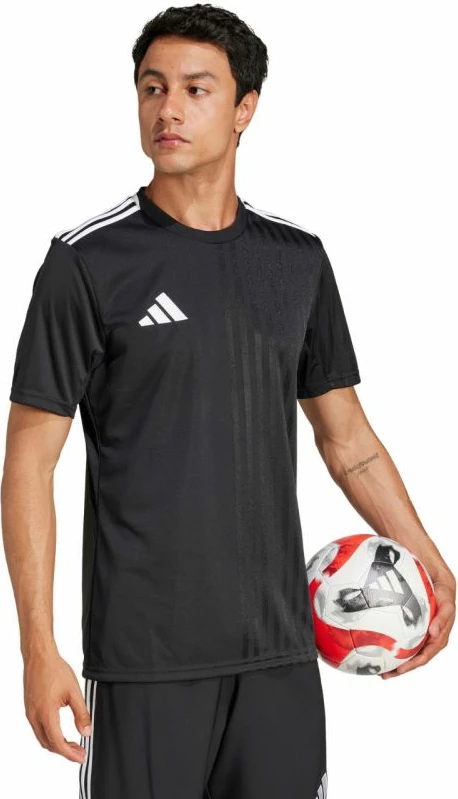 Fanellë futbolli për meshkuj adidas, e zezë