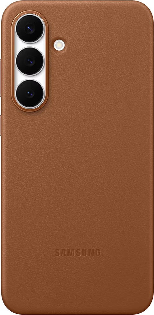 Mbështjellës, Samsung, EF-VS731PAE KindSuit, për Galaxy S25 FE, plastikë dhe mikrofibër, kafe (tan)