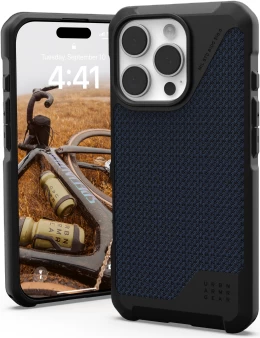 Mbështjellës UAG Metropolis LT MagSafe për iPhone 16 Pro, Blu