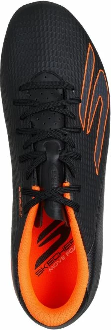 Atlete futbolli për meshkuj Skechers, të zeza dhe portokalli