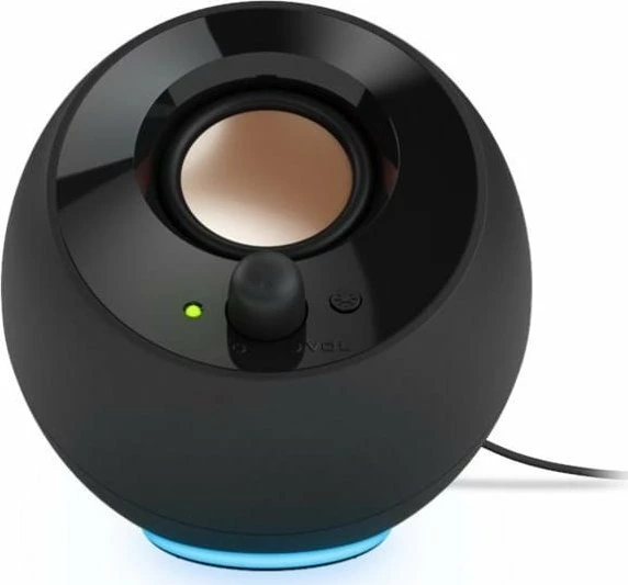 Altoparlantë për kompjuter Creative Pebble SE (51MF1725AA000) 2.0, RGB, 16 W RMS, USB-C/AUX, të zeza