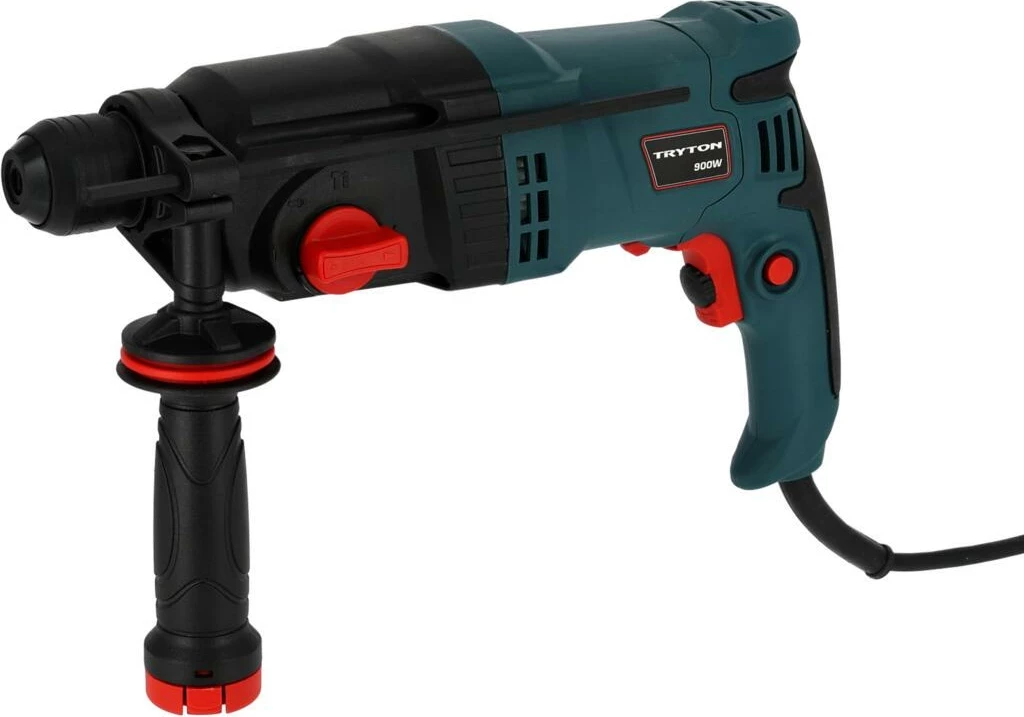 Burgji goditëse SDS+ TRYTON TMM900K 900W 2.4J 4 funksione, me aksesorë + valixhe