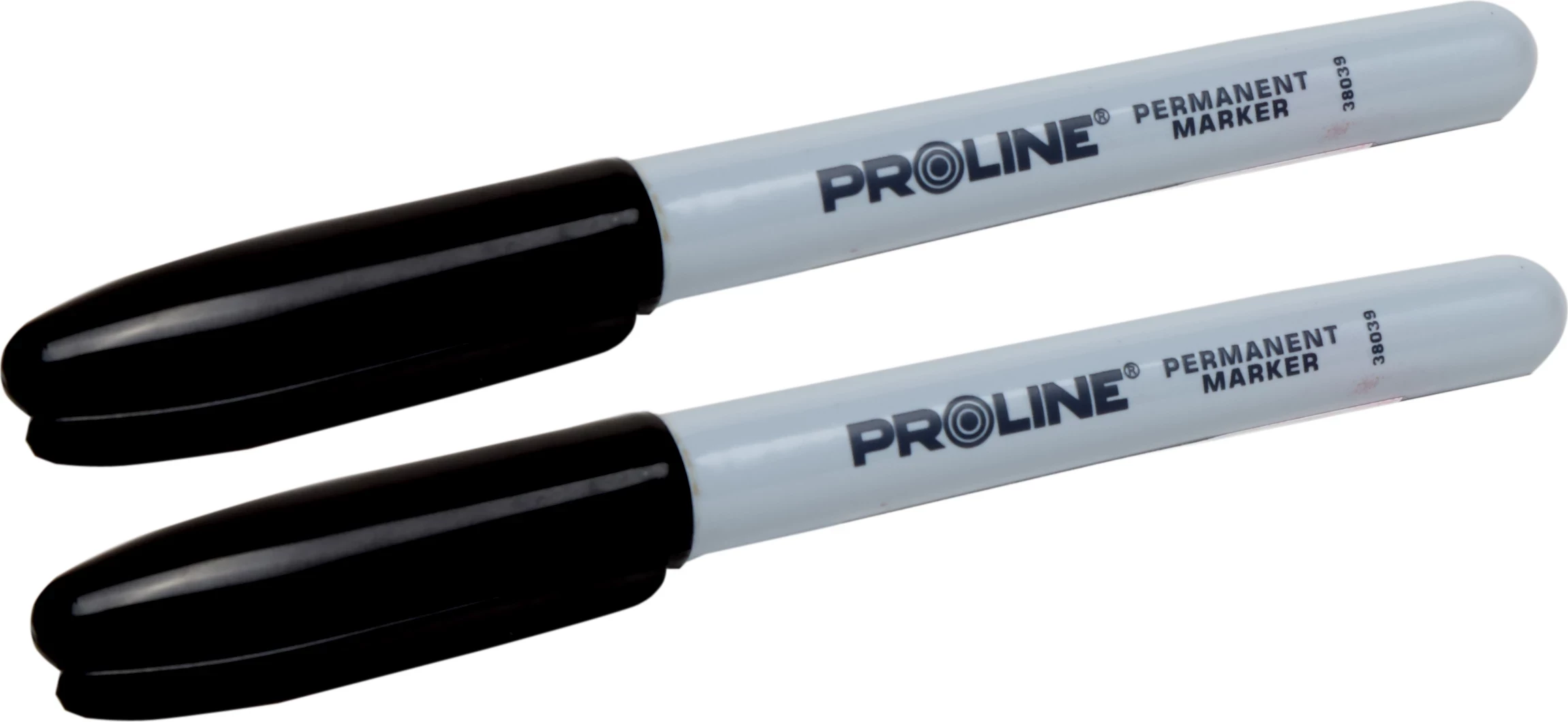 Marker permanent mini PROLINE 38032, majë e rrumbullakët, shenjim i përhershëm, i zi, 2 copë
