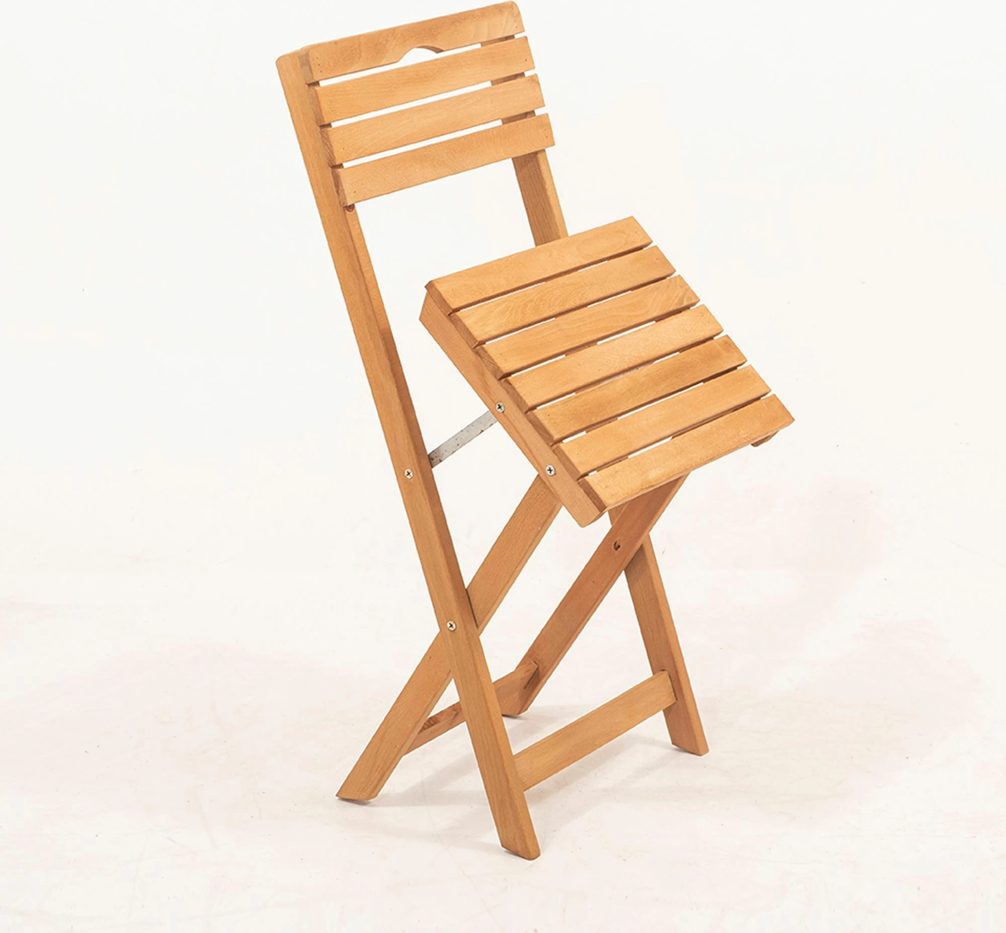 Karrige kopshti prej druri ahu, ngjyrë kafe, My023