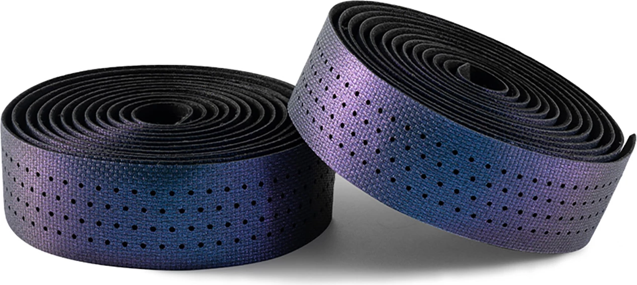 Mbështjellës timoni Rockbros 71240004007, silikon, efekt kameleon, vjollcë, set 2 copë