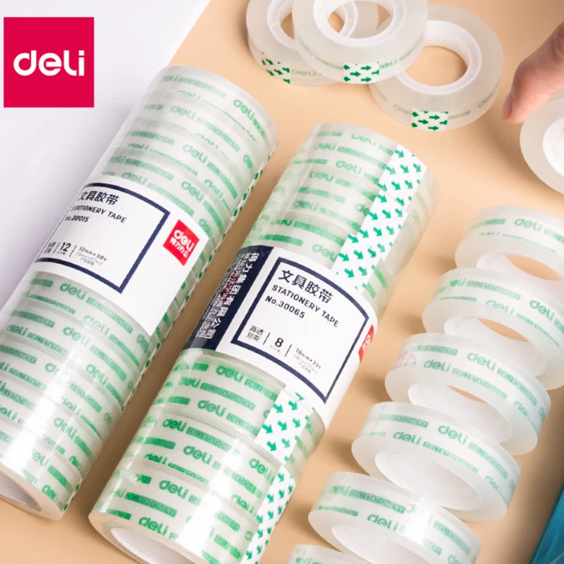 DELI SELLOTEJP 12MMX30YX38MIC 1/12 30015