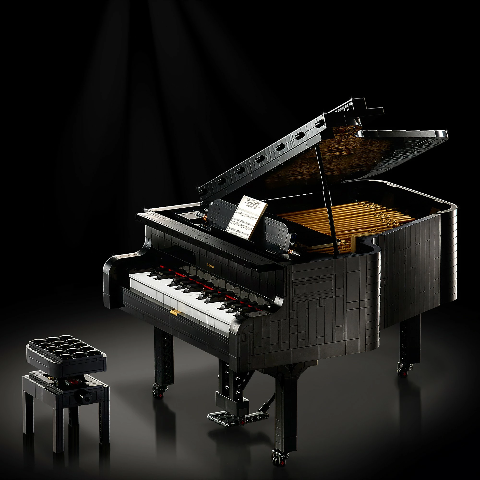 Set ndërtimi LEGO Ideas Grand Piano 21323, 3662 pjesë, Multikolor