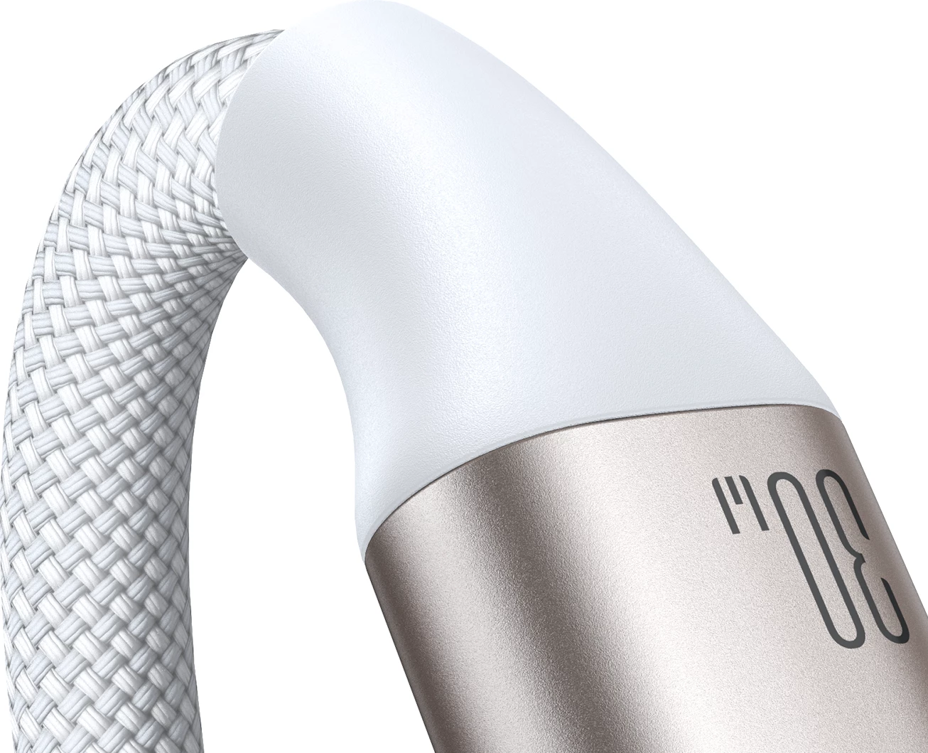 Kabllo dhe karikues induktiv 2-në-1 Joyroom S-IW012, Lightning + për Apple Watch, 1.5m, Bardhë