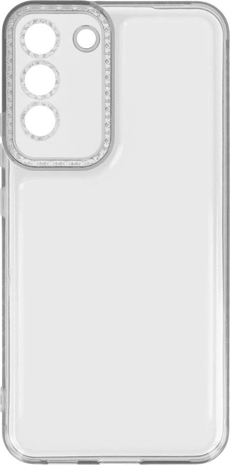 Mbështjellës ONASI Clear Case Diamond për Samsung Galaxy S23 5G, silikon 1.8mm, transparent