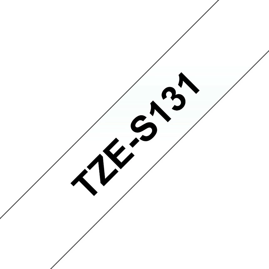 Kasetë shirit etiketimi Brother TZe-S131, 19 mm, 8 m, ngjitje e fortë