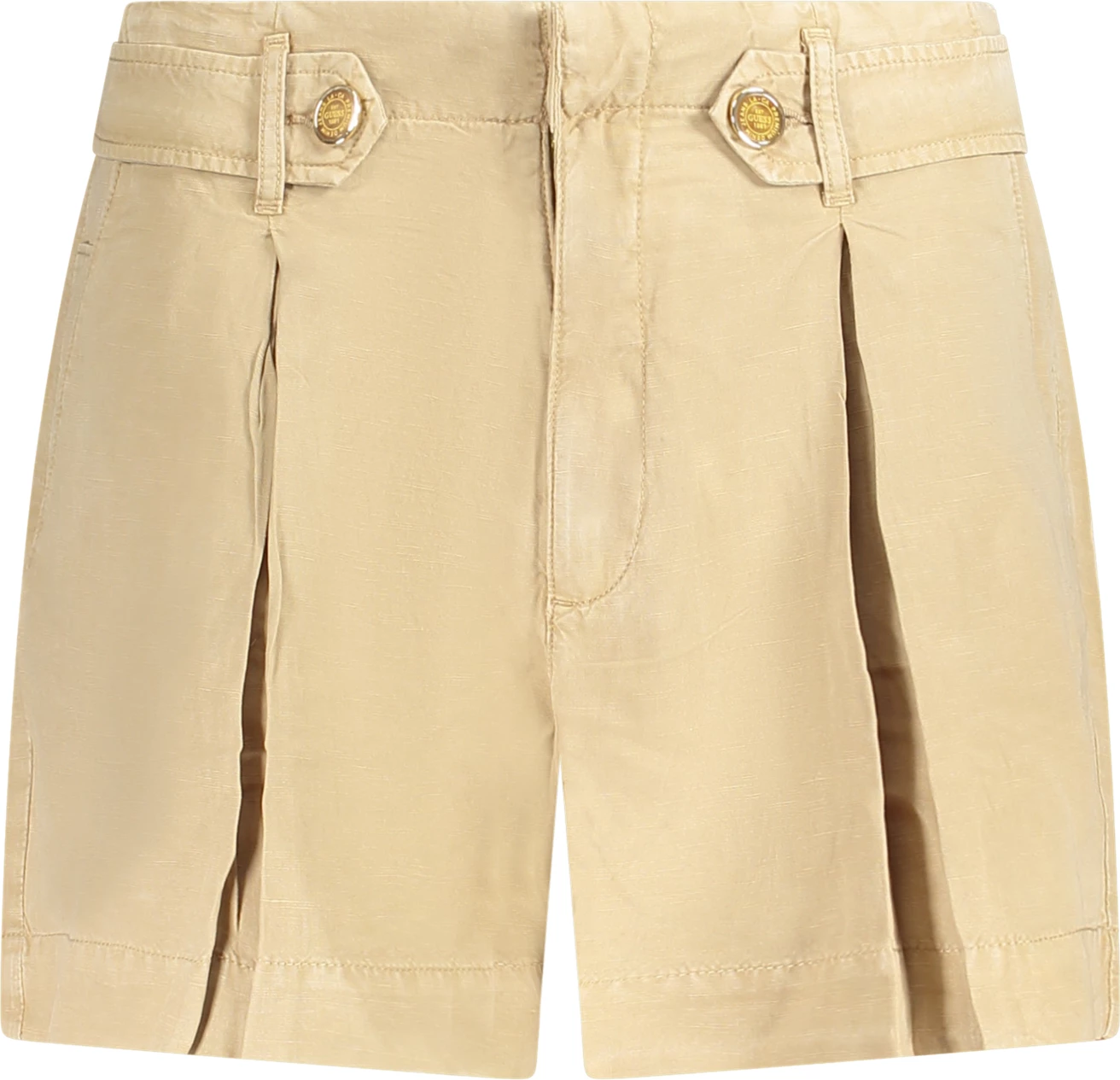 Shorce për femra GUESS JEANS, bezhe