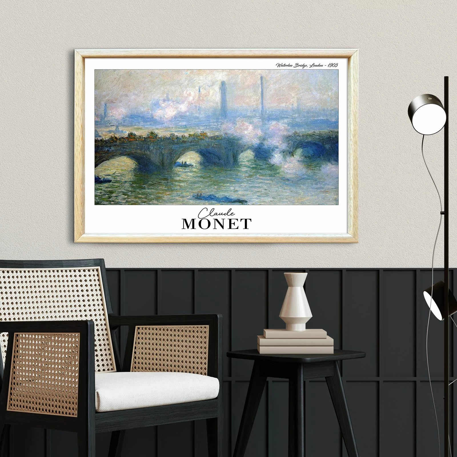 Pikturë dekorative me kornizë, Wallity, 4262AHSMONET-016