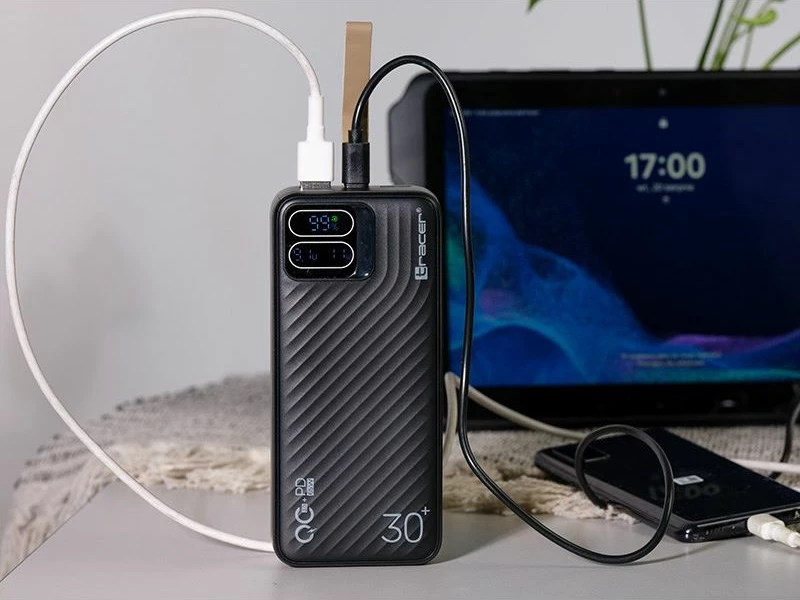 Powerbank Tracer Blaze 30000mAh 65W, i zi