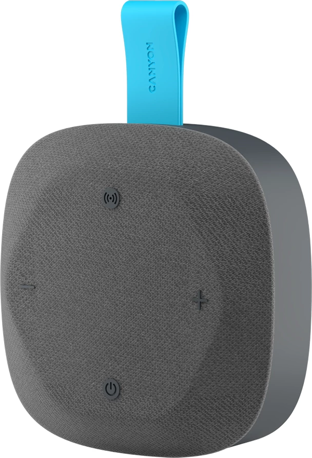 Altoparlant CANYON Hexagon 10, Bluetooth 5.3, TWS, 8W, IPX5, USB-C, 2500mAh, Gri/Blu