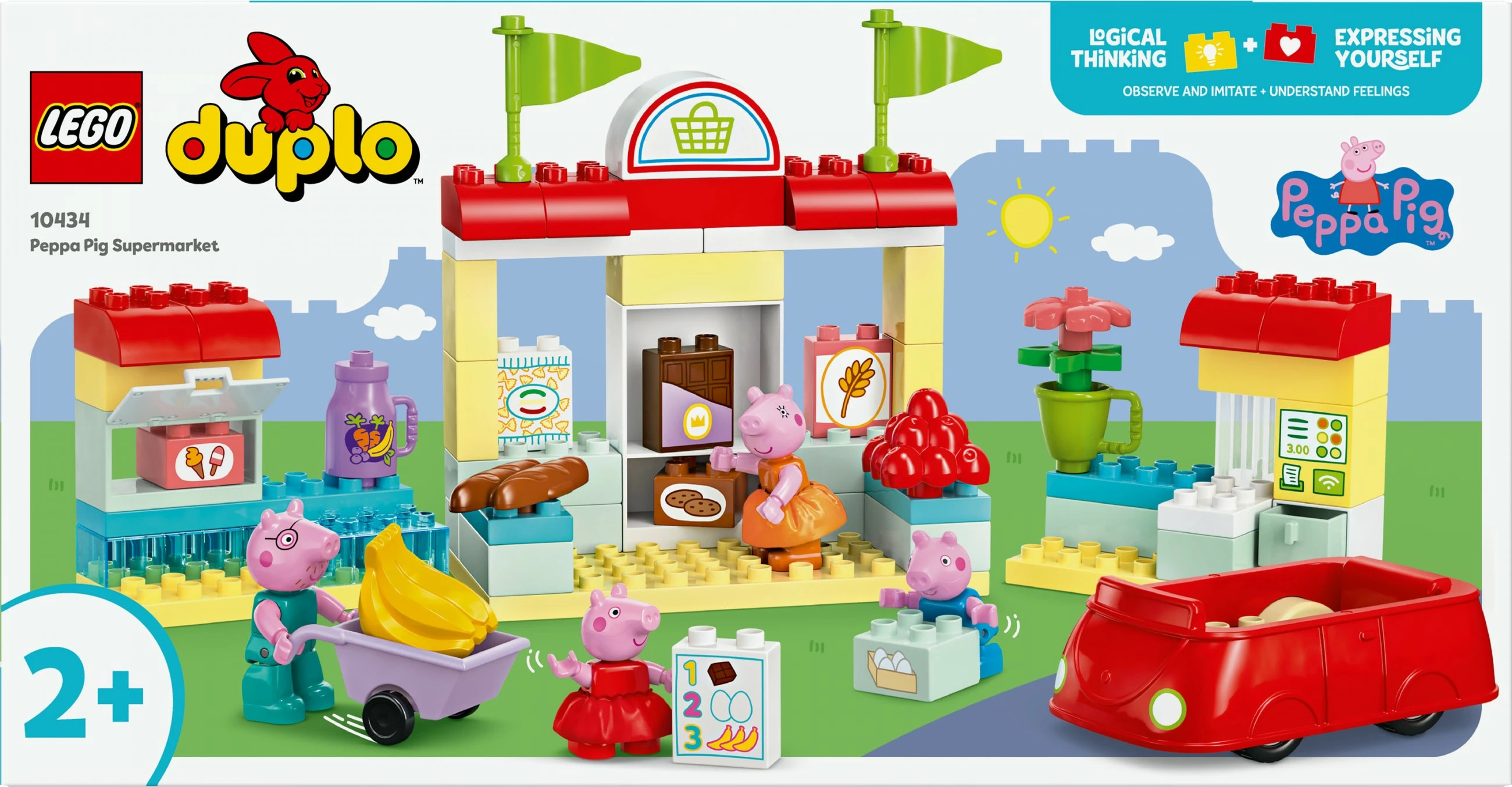 Set lodrash LEGO Duplo 10434 Peppa Pig Peppas Supermarkt