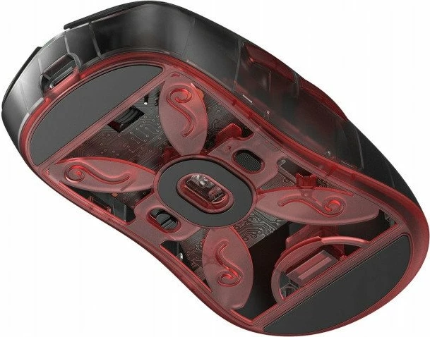 Maus Rampage Tilion 24000 DPI Bluetooth/USB/USB-C, zi, set me receiver USB dhe kabllo USB-C