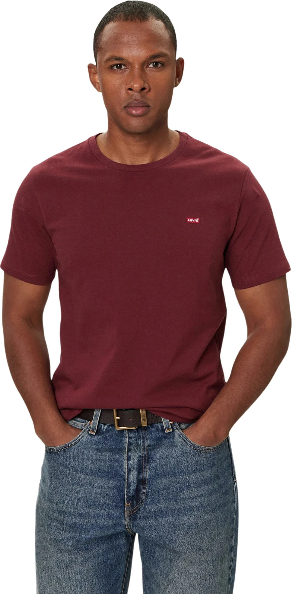 Maicë për meshkuj Levi's 56605-0300, bordo