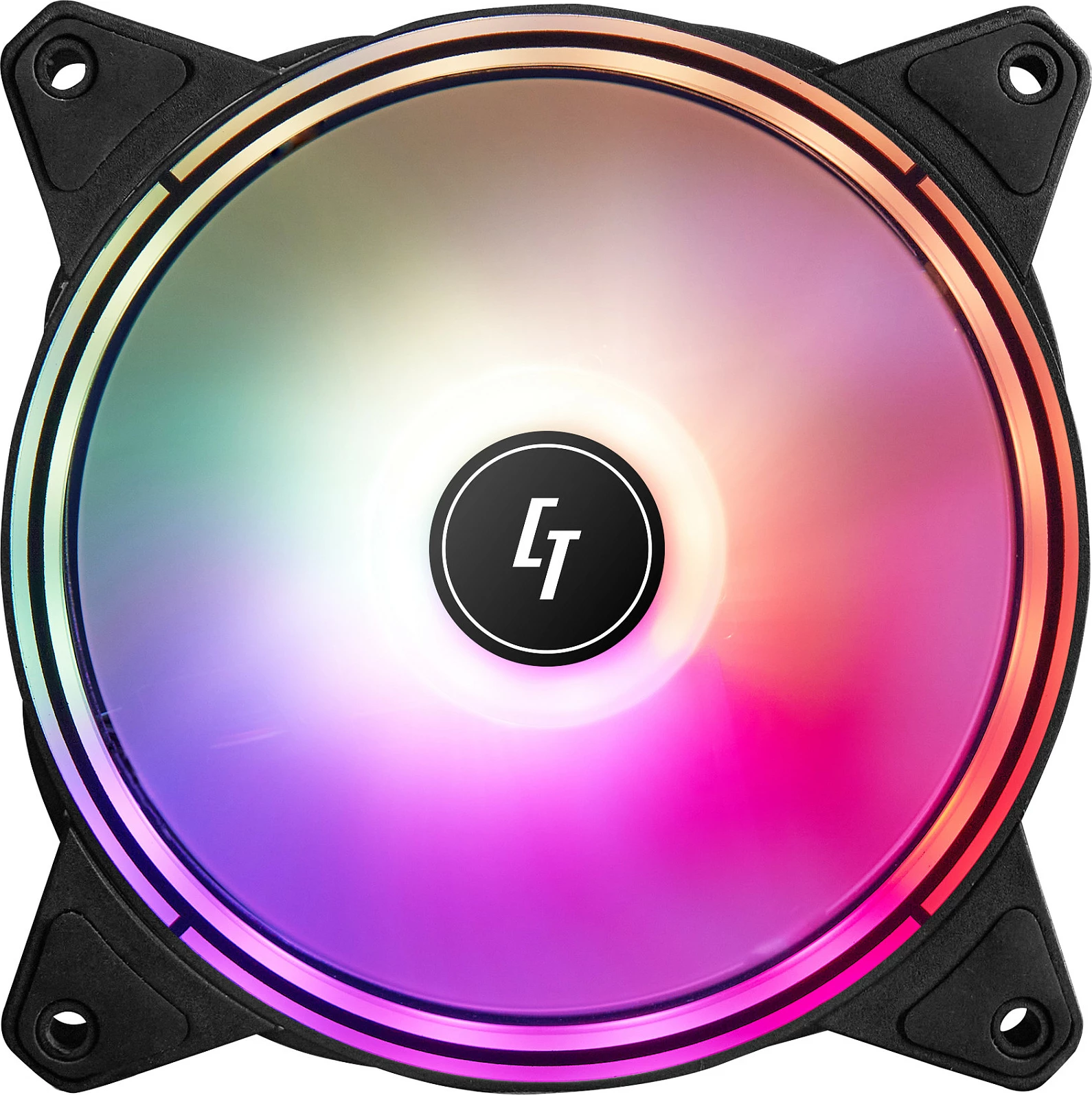 Ventilator kasë Chieftec NOVA A-RGB, 120mm, PWM, Multi RGB, i zi