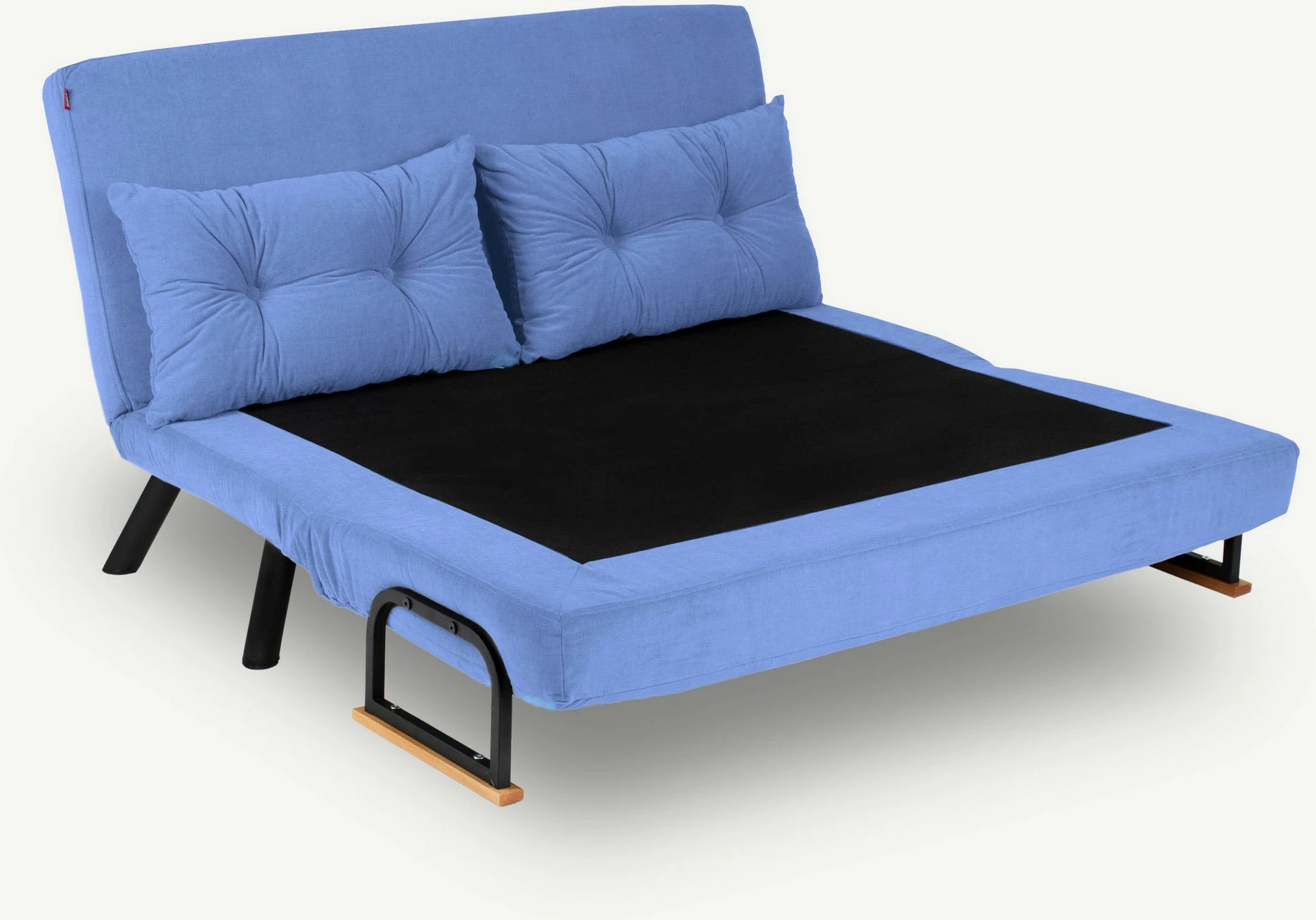 Divan-krevat dy ulëse, ngjyrë e kaltër, Sando 2-Seater