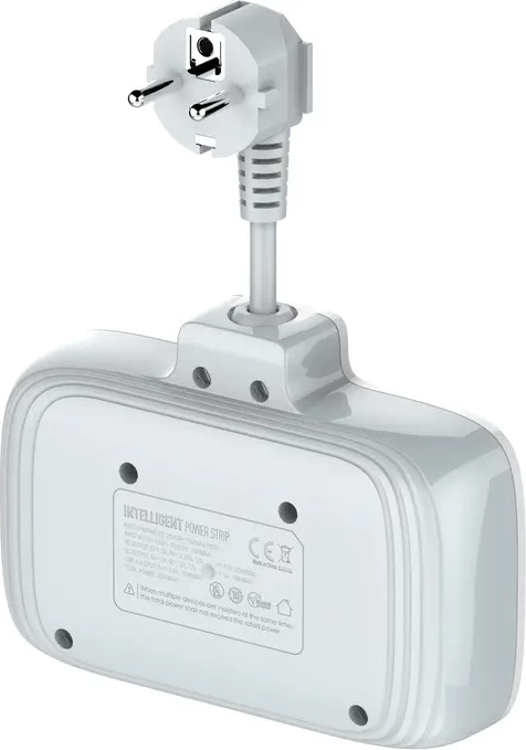Prizë e rrymës Ldnio 2 AC Outlets Portable Electrical Extension Socket