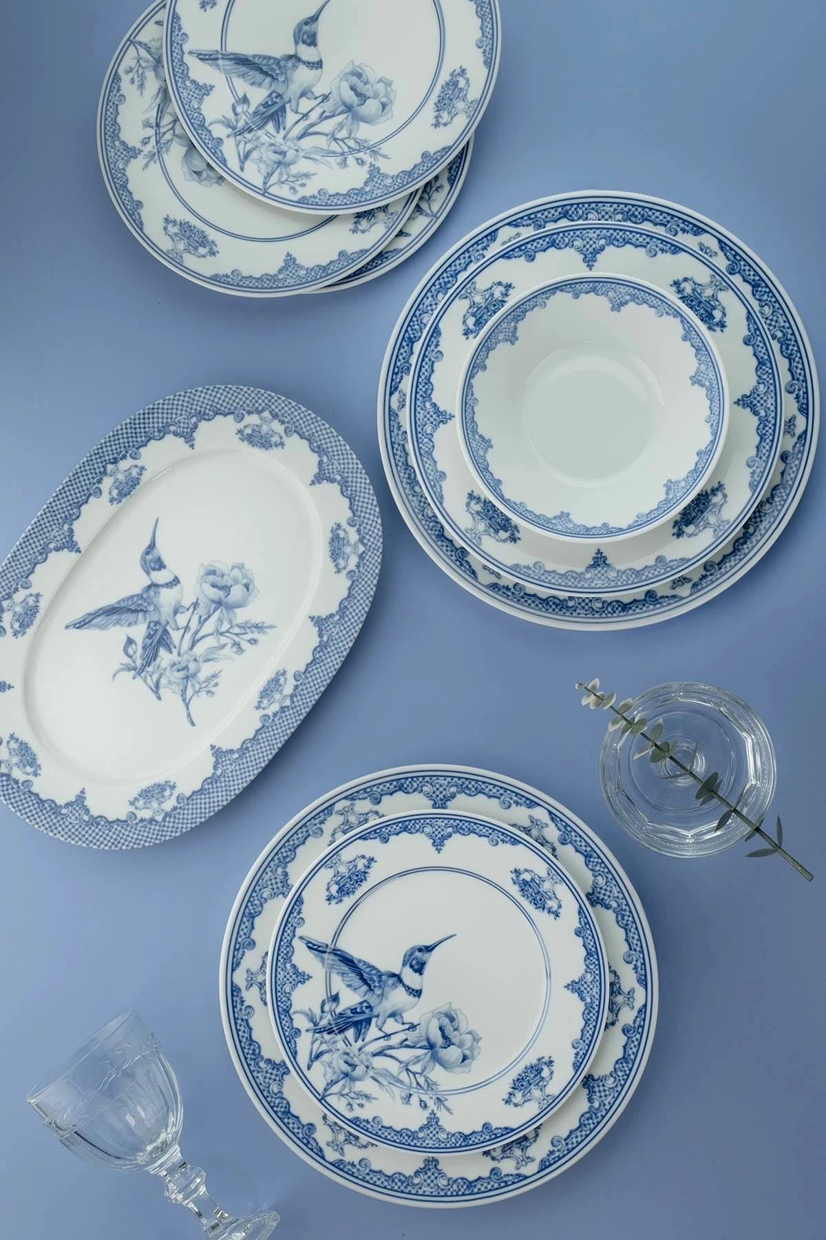 Set enësh darke porcelani, 26 copë, Hermia, NNLB26YT880780
