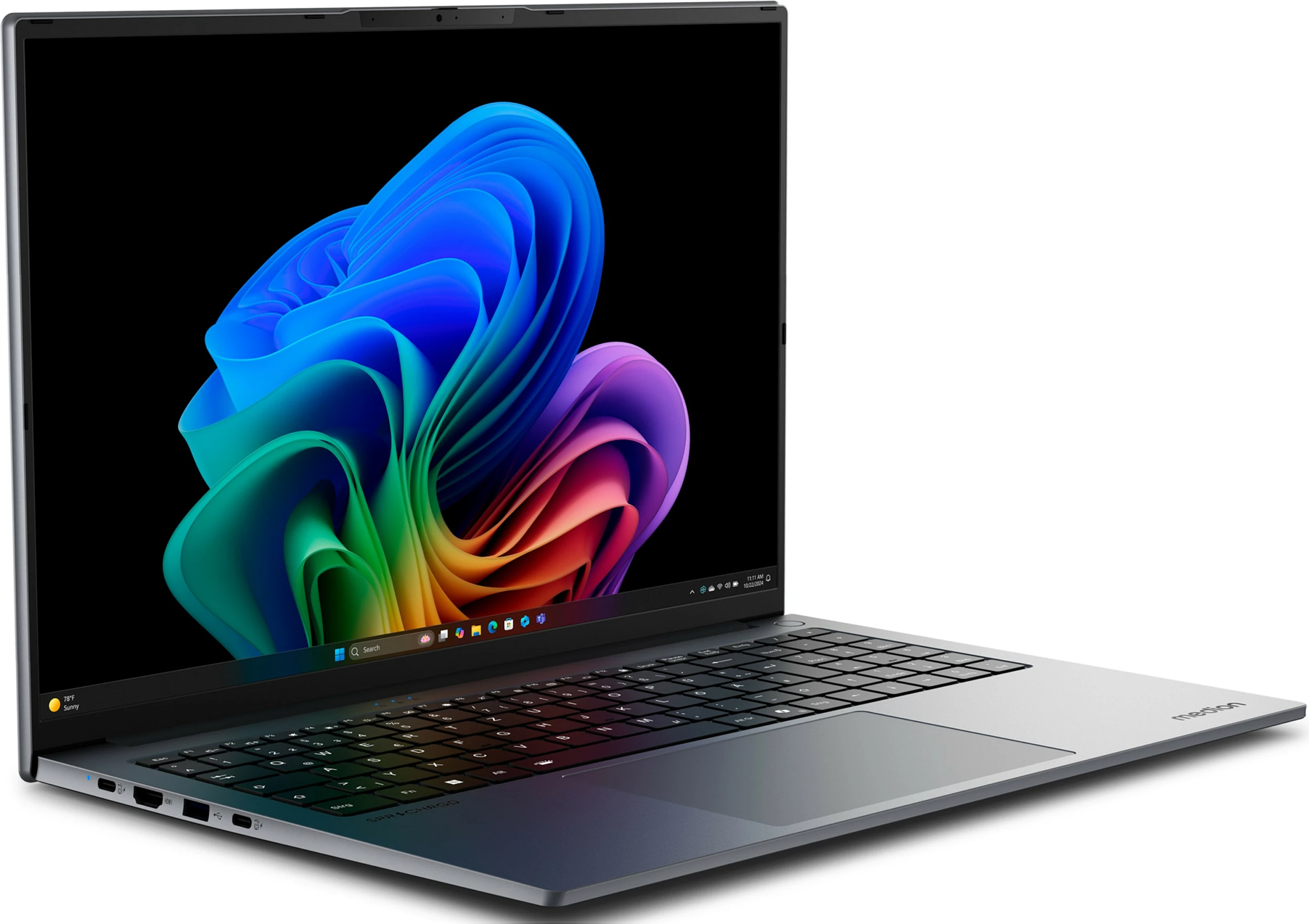Laptop Medion SPRCHRGD 16 S1 OLED, Intel Core Ultra 7, 32GB RAM, 1TB SSD, 16" 2.8K, Windows 11 Home, gri
