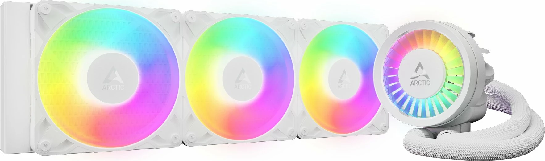 Sistem ftohjeje me ujë Arctic Liquid Freezer III Pro 360 A-RGB ACFRE00188A 360mm 3x120mm PWM, E bardhë