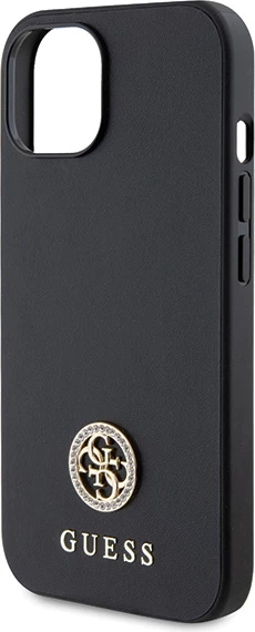 Mbështjellës Guess GUHCP15MPS4DGPK për iPhone 15 Plus 6.7", i zi, hardcase