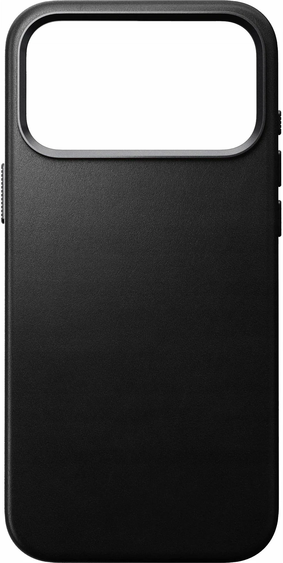 Mbështjellës Nomad Traditional Leather Case për iPhone 17 Pro, MagSafe, lëkurë natyrale, i zi 2