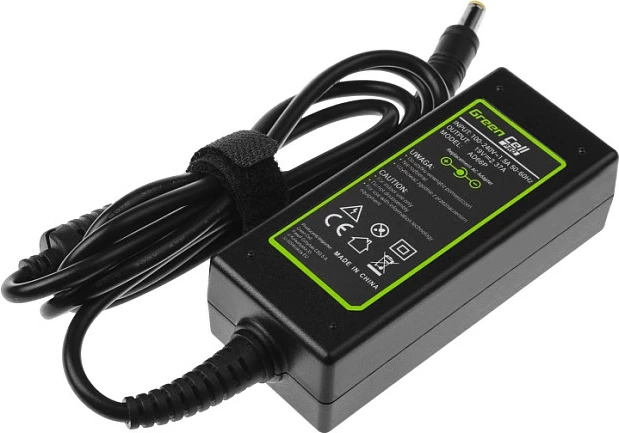 Adapter rryme për laptop Green Cell PRO 45W 19V 2.37A, për Acer Aspire E5/ES1/V5, i zi