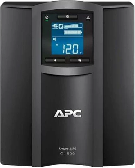 UPS APC Smart-UPS SMC1500IC, SmartConnect, USB, ekran LCD, kohë rezervë 4–9 min, e zezë