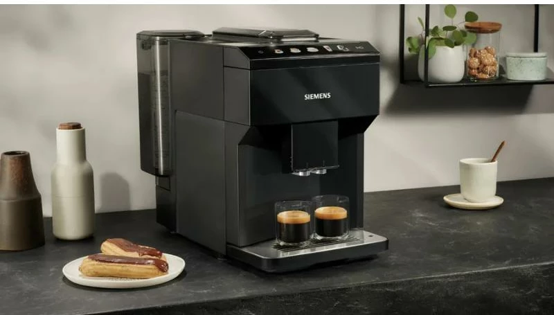 Makineri kafeje, Siemens, TP511R09, espresso automatike 15 bar, depo uji 1.7–2.1L, kafe kokrra, e zezë