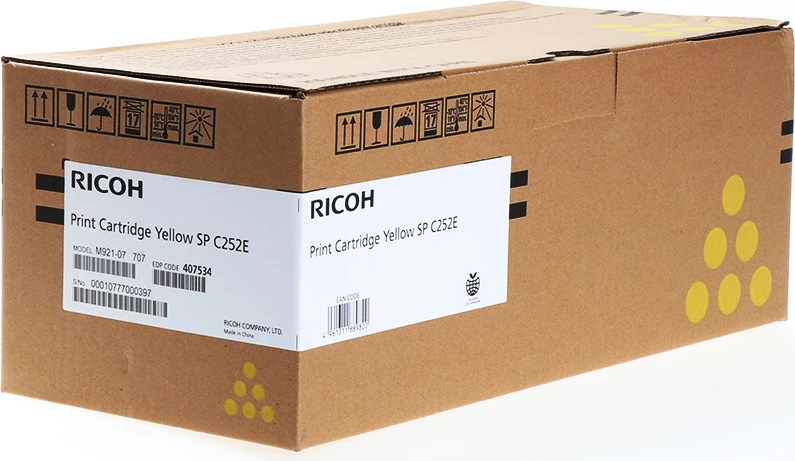 Toner Ricoh Type C252E 407534 4000 faqe e verdhë