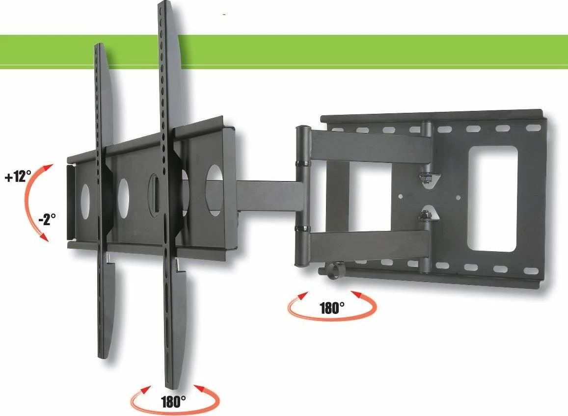 Mbajtëse muri për TV Techly ICA-PLB-148L 32–65 inç, deri 50 kg, VESA deri 600 x 400 mm, e zezë