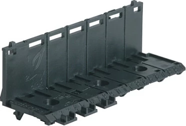 Adapter universal Hager QuickConnect KN00A, mbajtës klemash, i zi