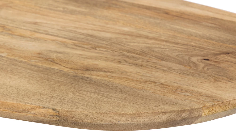 Tavolinë kafeje LEVEL, natyrale e zezë, 95x65x48cm