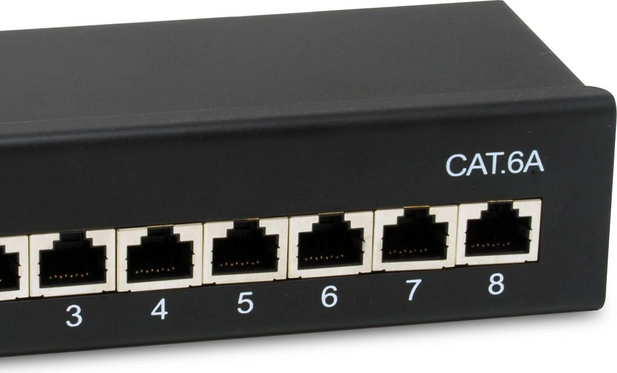 Aksesor rrjeti Equip 326621, 8 porte, 10GBase-T, RJ-45, Cat6a, e zezë