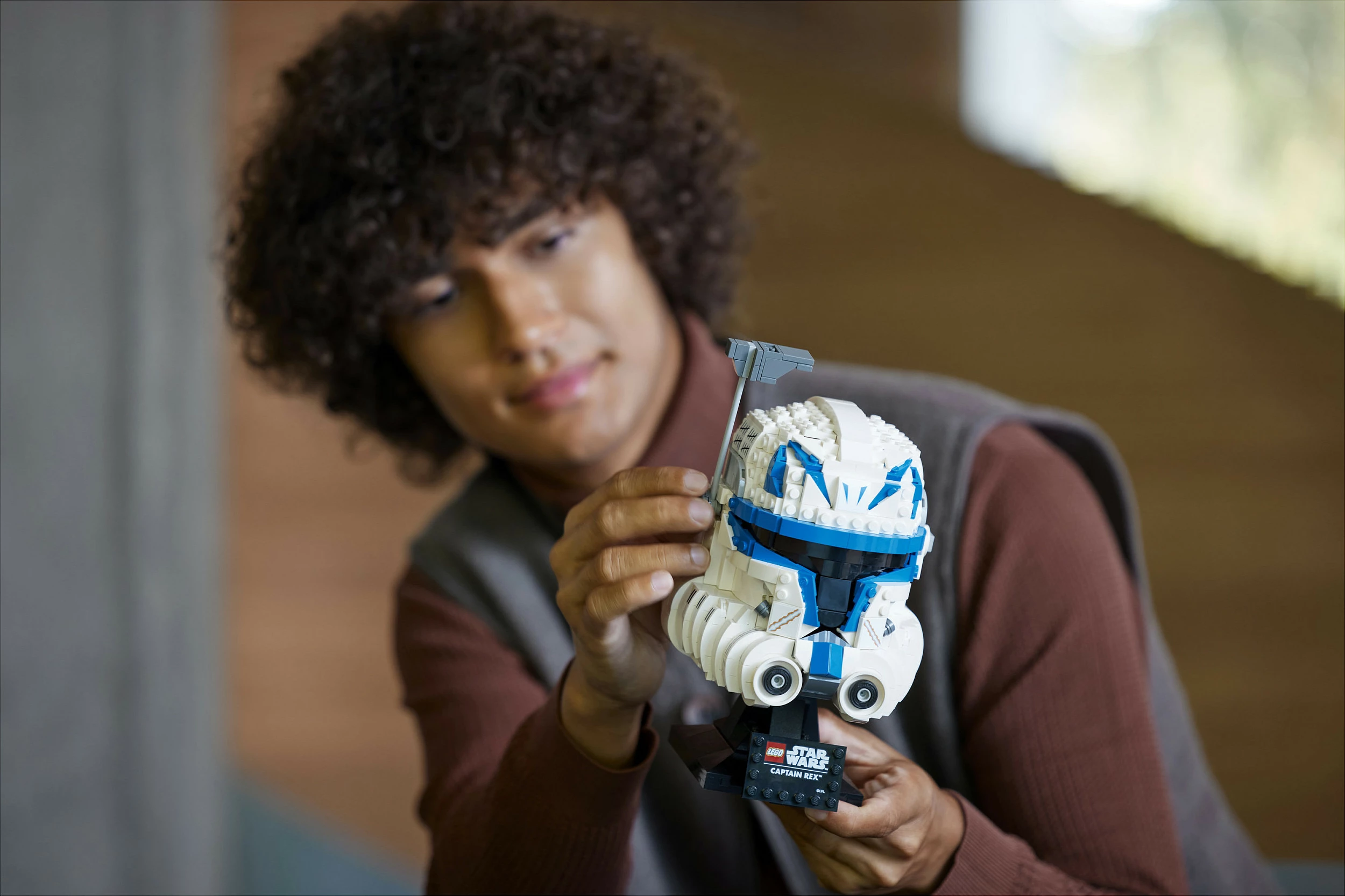 Set ndërtimi LEGO Star Wars Helmetë Captain Rex, 854 copë, shumëngjyrësh