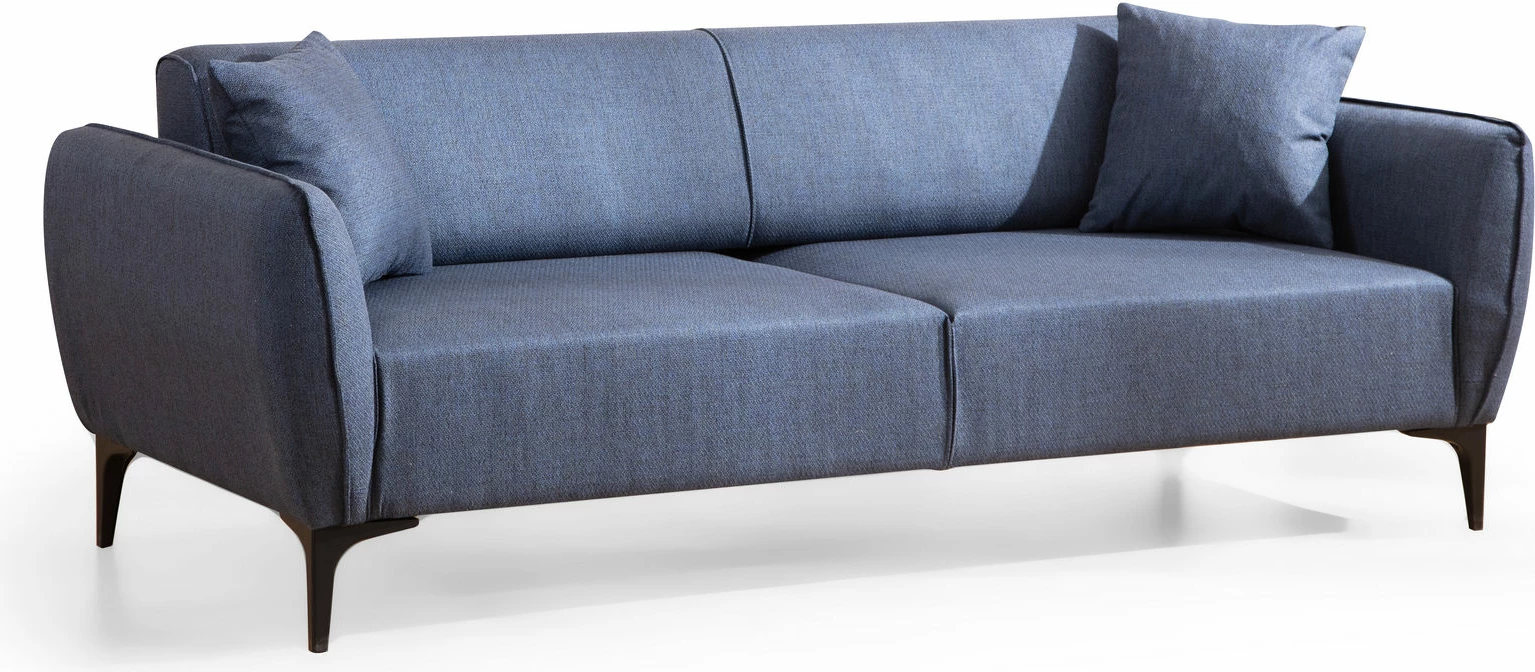 Divan treshe Atelier del Sofa, Belissimo, ngjyrë kaltër