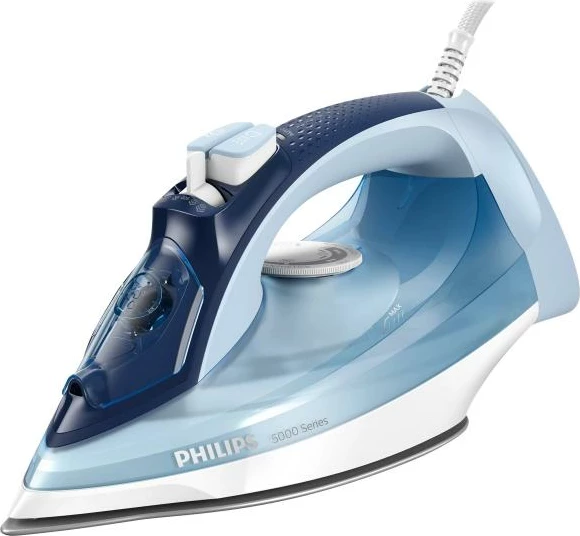Hekur me avull Philips DST5030/20 2400W SteamGlide Plus, kaltër/bardhë