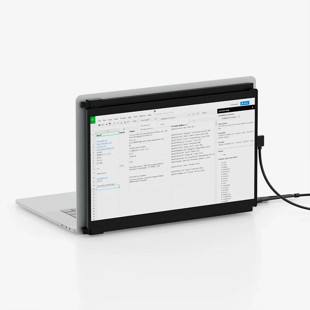Monitor portativ Mobile Pixels Duex Max DS 14.1" Full HD IPS, i zi