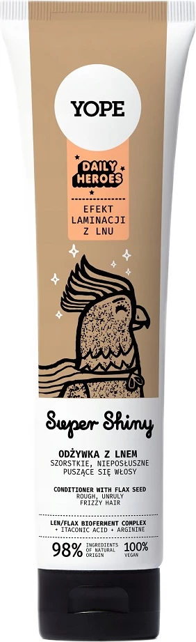 Kondicioner për flokë Yope Daily Heroes Super Shiny për femra 170ml