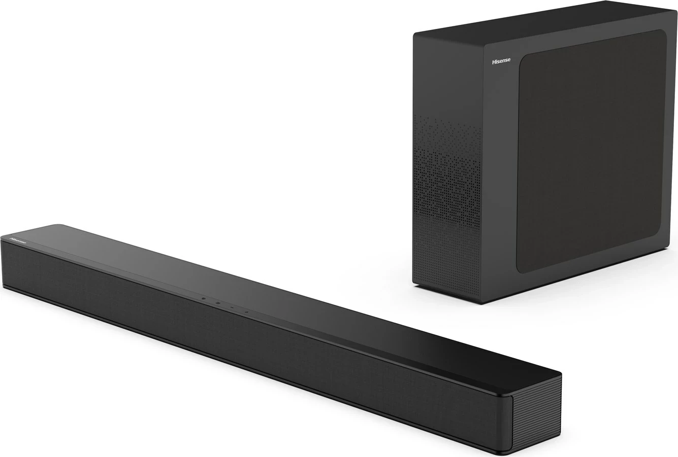 Soundbar HISENSE HS2100, 2.1 kanale, 240 W, E zezë