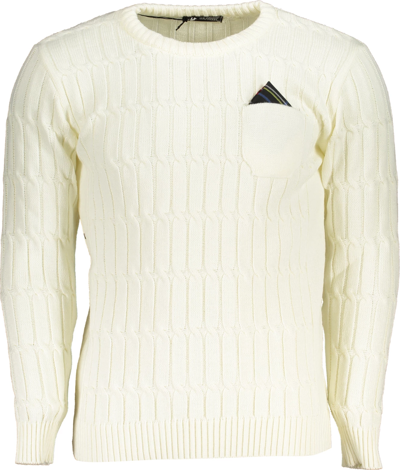 Xhemper për meshkuj US GRAND POLO, i bardhë