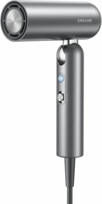 tharëse flokësh DREAME Pocket Pro 1600W e palosshme me jonizim, gri, set me 3 aksesorë