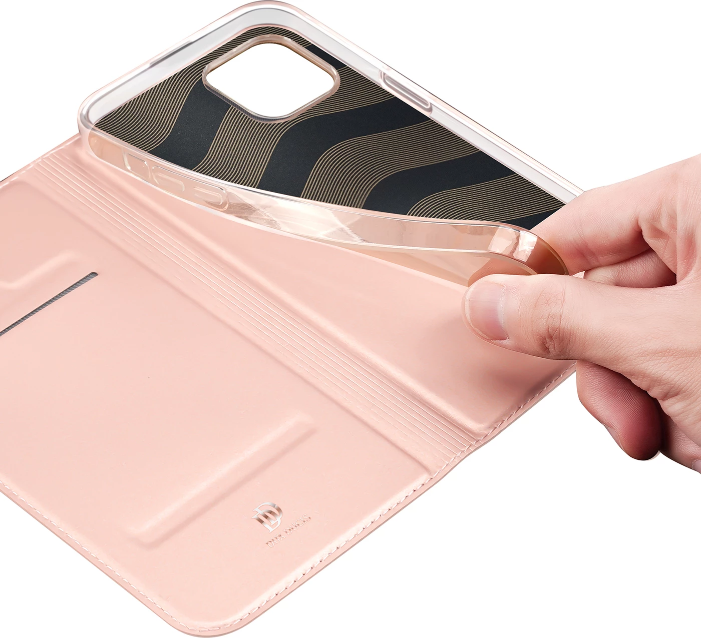 Mbështjellës Dux Ducis Skin Pro për iPhone 14 Plus, rozë
