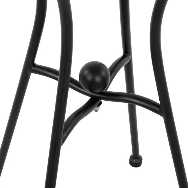 Baza metalike FH466 4këmbë, ngjyrë e zezë, 50x50 cm