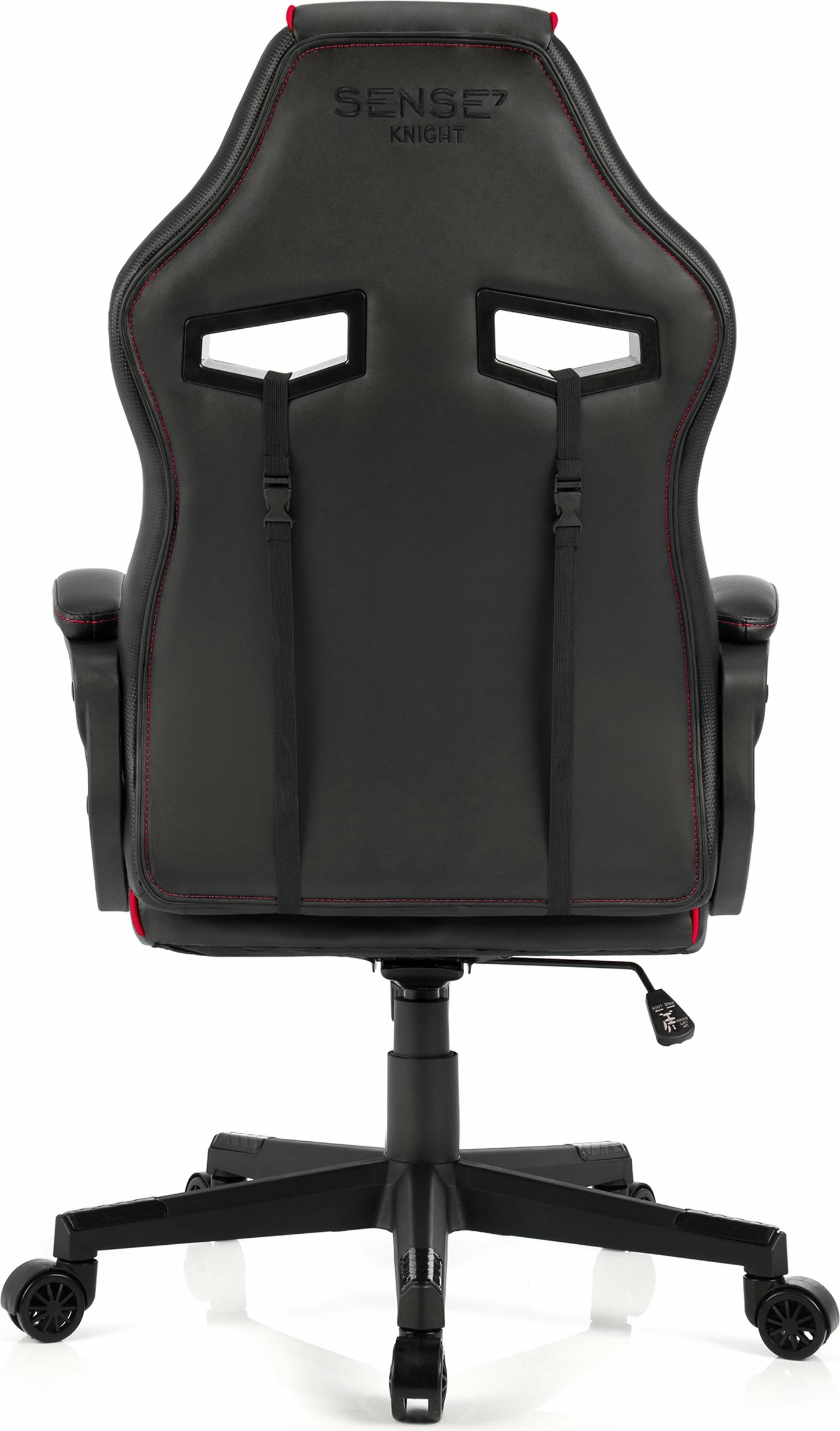 Karrige gaming SENSE7 Knight, 120 kg, lëkurë eko, e zezë/kuqe