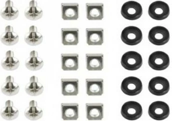 Set vidash montimi Gembird 19A-FSET-02 për kabinete 19 inç, 50 copë